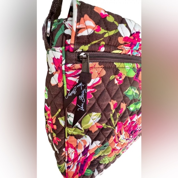 VERA BRADLEY……….Floral Quilted Cross Body Messenger Bag.  Preloved - Picture 9 of 11